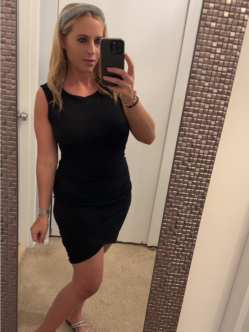 Sleeveless Black Bodycon Dress - Classic Women’s Dress